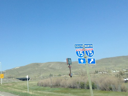 sign montana dillon intersection shield i15 freewayjunction bl15dillon