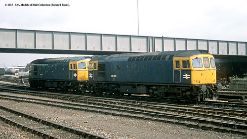 train diesel railway hampshire britishrail eastleigh class33 33002 33039