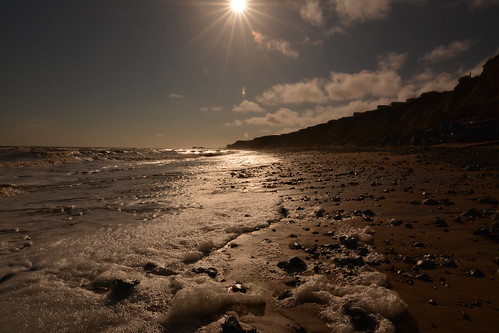 england sun beach nature water dark sand nikon tide flare cromer lowangle unitedkingdoms nikond7100