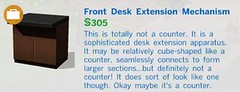Front Desk Extension Mechanism