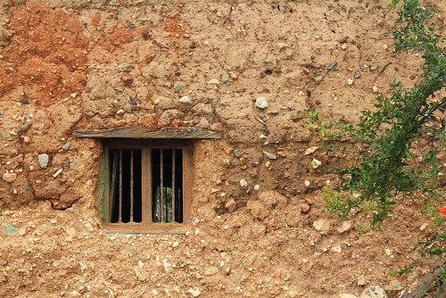 mud window wall india