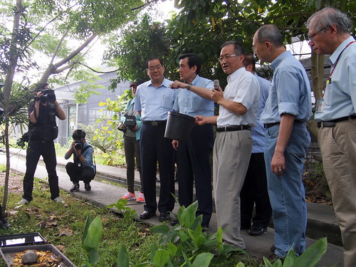 馬英九總統參觀保種中心
