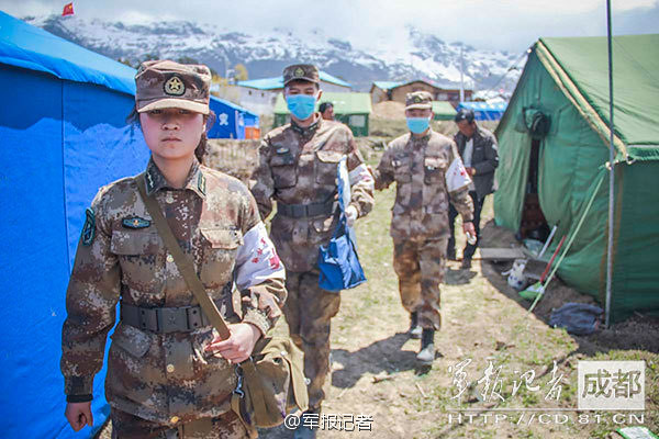 2015年4月30日，经过解放军、武警官兵、当地干部及工程人员两个昼夜的奋战，位于西藏日喀则市工业园区的受灾群众安置点基本建成，这个安置点也是此次西藏地震最大规模的安置点，目前已搭建帐篷3,500顶，可供10,000余名受灾群众居住。