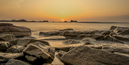 ocean sunset mer gold rocks bretagne reflet reflect hd lanscape rochers 4k primel d7100 seascaape finfistère