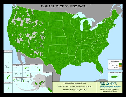 NRCS’ Web Soil Survey Tool map