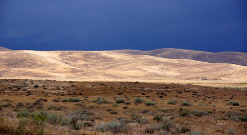 california ca usa clouds hills layers sandberg grassland sagebrush darksky