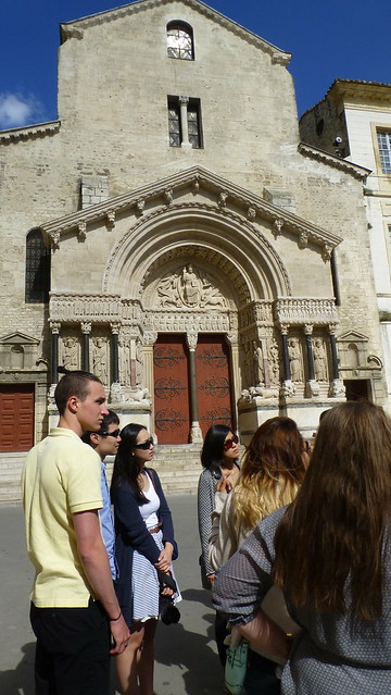 Group in front of St. Trophime