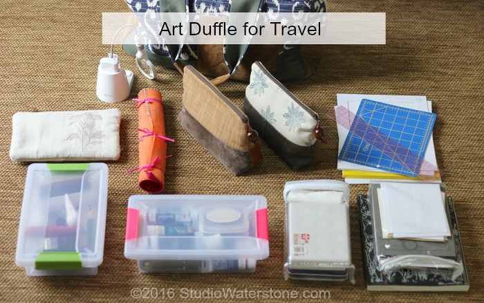 Art Supply Organization for Travel & Home