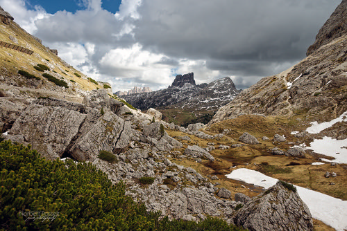 landscape alpen landschaft dolomiti passo valparola