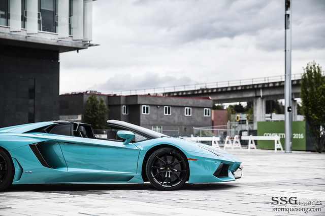Turquoise Aventador