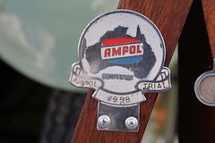 Radiator badge - 1958 Ampol Trial Competitor