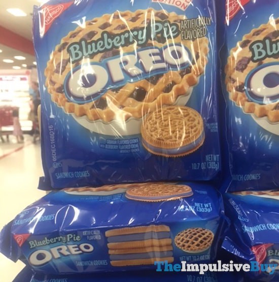SPOTTED ON SHELVES: Limited Edition Blueberry Pie Oreo Cookies - The ...