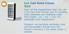 Lice Cold Retail Freezer