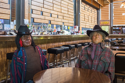 usa mannequin bar america us pub cowboy montana unitedstates indian dummy silverdollar saintregis 5000silverdollarbar