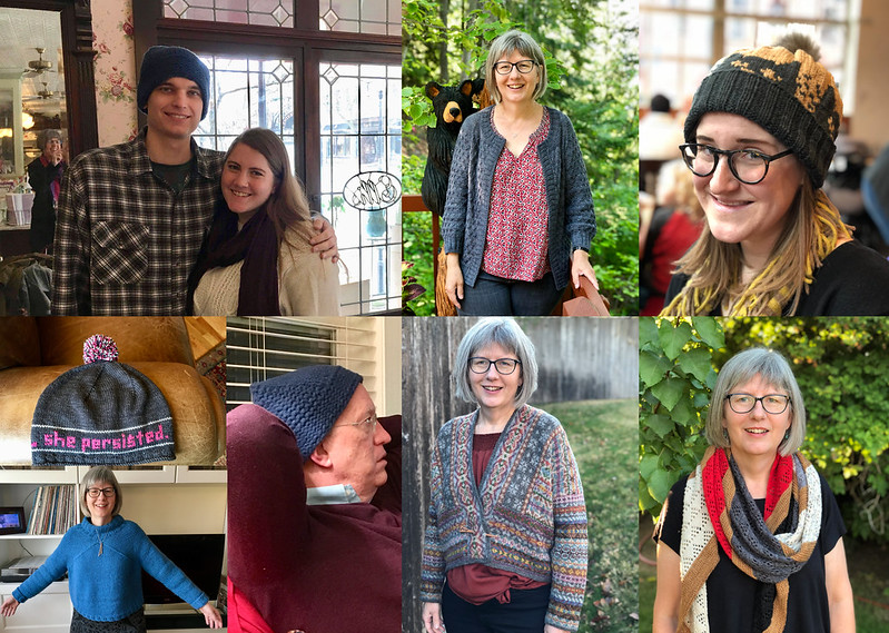 2019 knitting collage