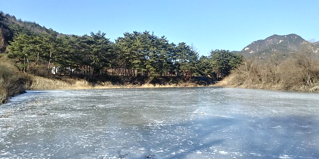 용유리 호롱소 겨울풍경