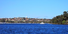 Perth. The Swan River between Perth and Fremantle.