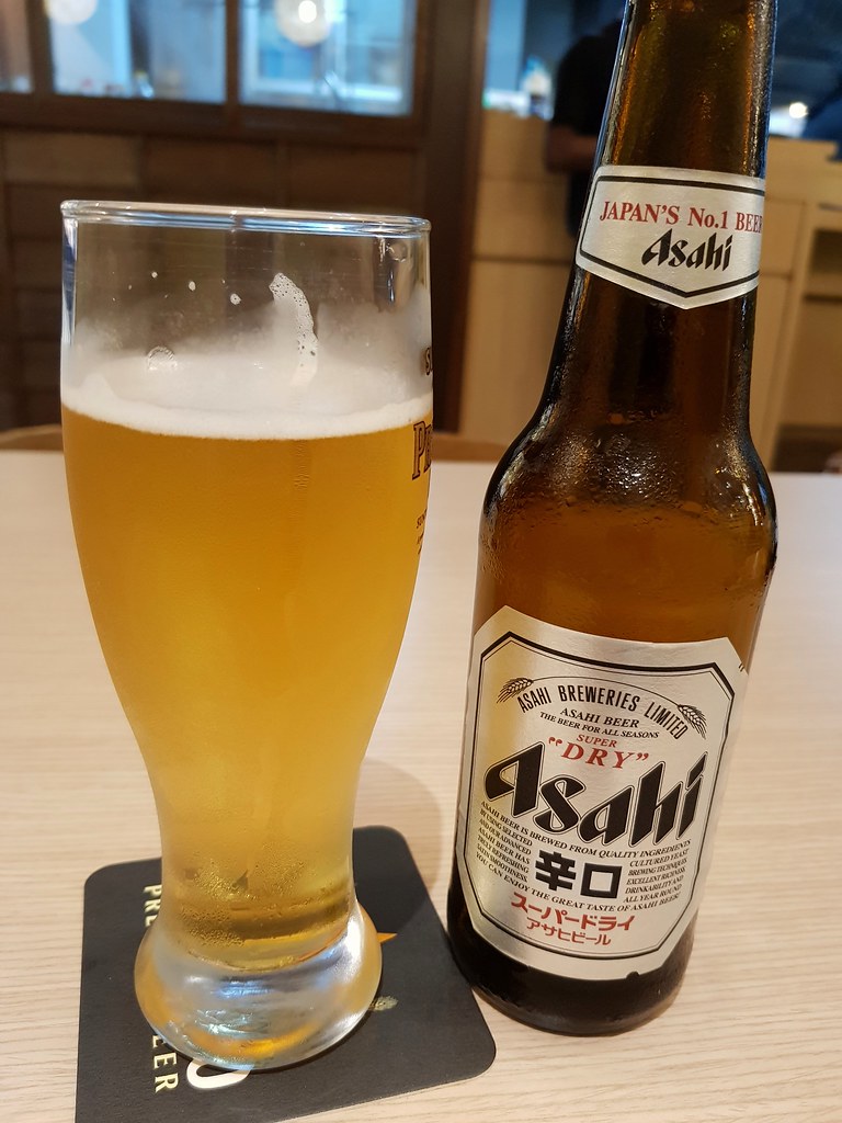朝日啤酒 Asahi Dry 325ml rm$15 @ Menzo Ramen at Evolve Concept Mall, PJ Ara Damansara