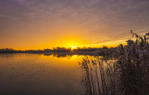 canon6d landscape lake water calm reflection sky clouds outdoors nature uk cambridgeshire sunrise daen