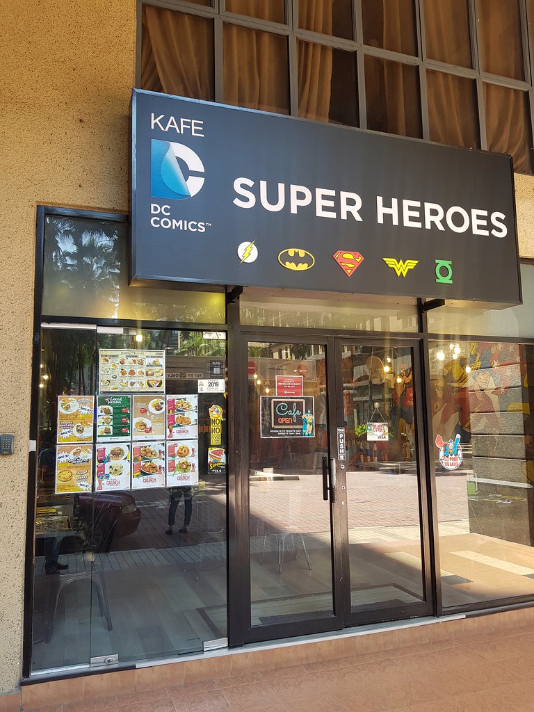 @ DC Comics Super Heroes cafe at PJ Phileo Damansara 1