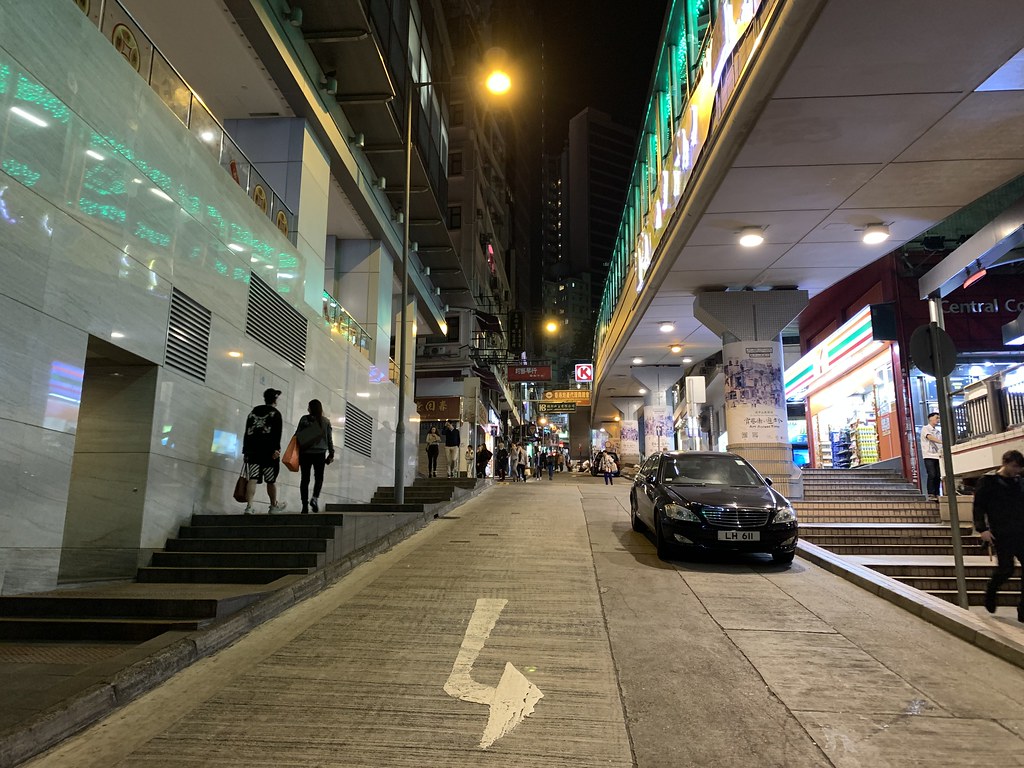 20180129香港-中環手扶梯、波蘭街(中環站) (2)