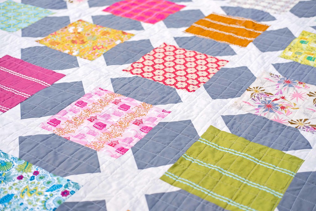 The Rachel Quilt Pattern - A Layer Cake Friendly Pattern by Erica of Kitchen Table Quilting