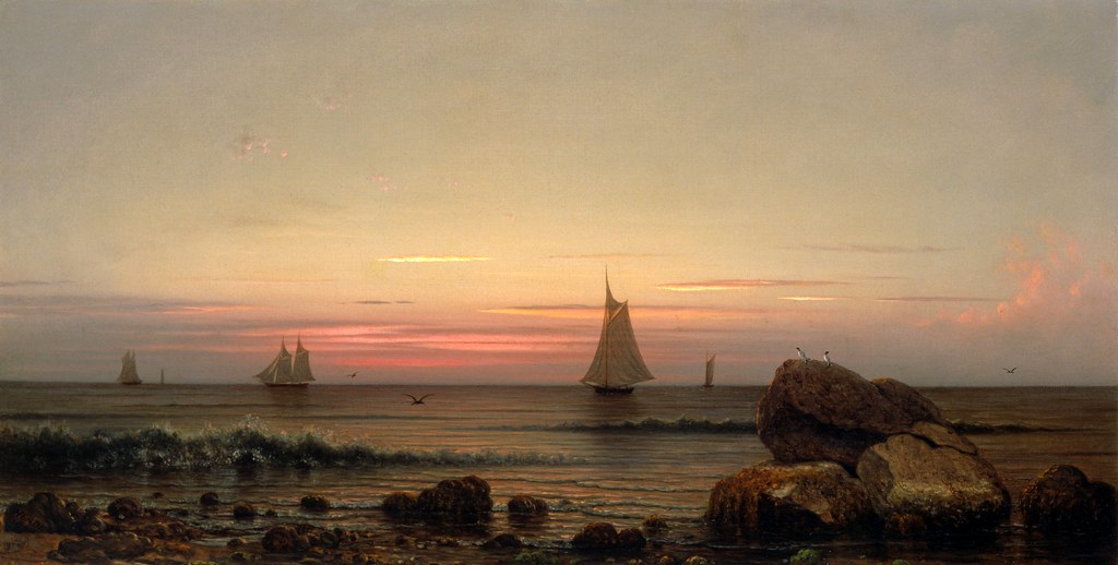 Martin Johnson Heade «Sailing off the Coast», 1869 г.