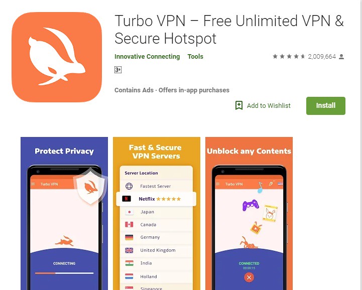 Turbo VPN China