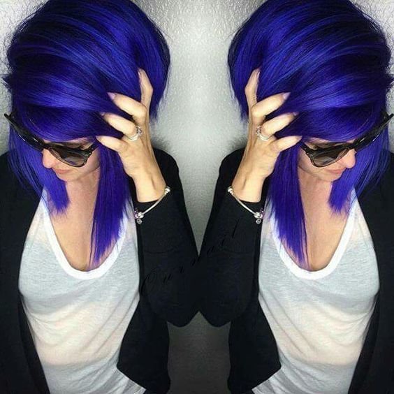 2019 Beautiful Blue and Purple Hair Color Ideas - fashionist now