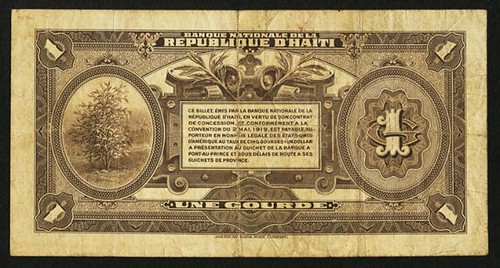 Haiti gourde Banknote1