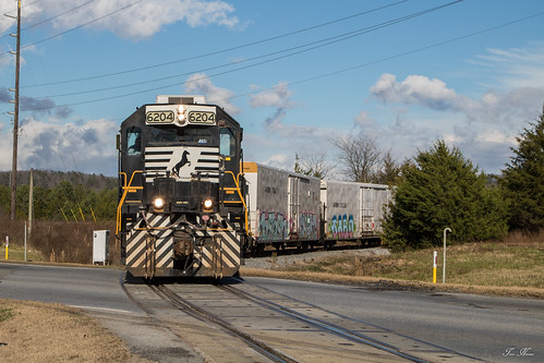 norfolk southern ns train railroad manifest freight local georgia division rr rockmart hwy 101 g39 emd sd402 switching