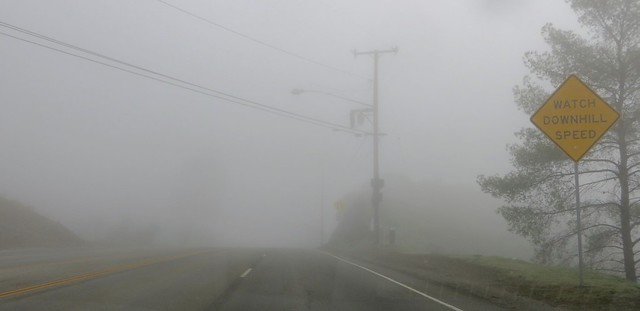 fog bank on kanan road