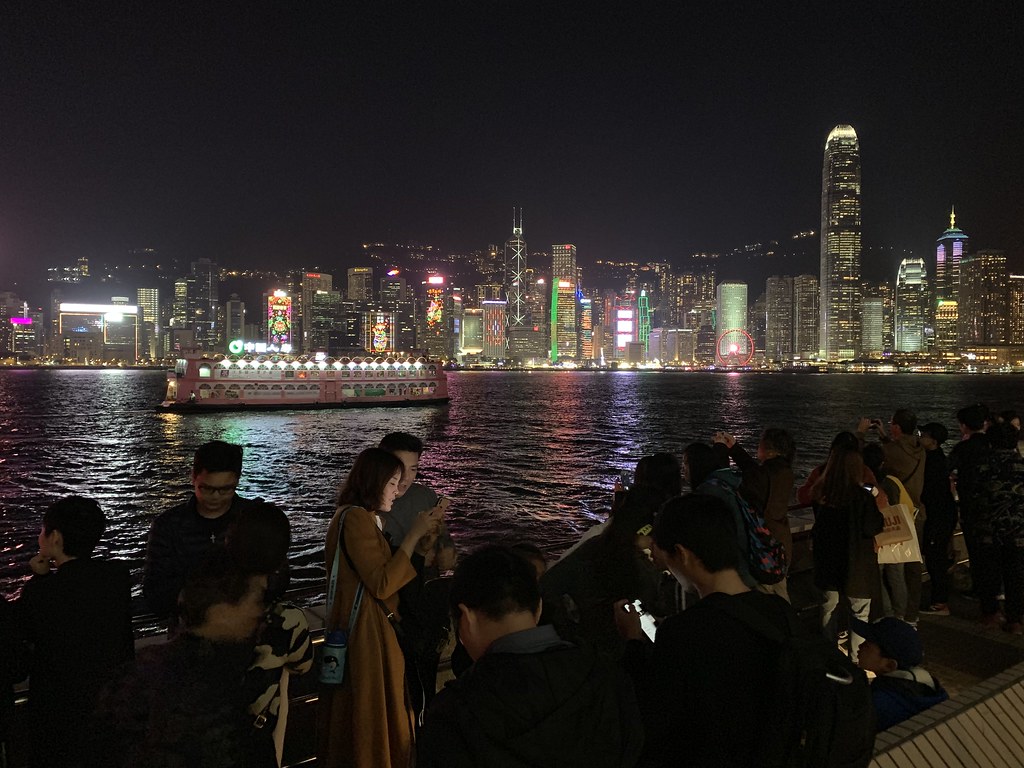 20190128香港-維多利亞港夜景 (22)