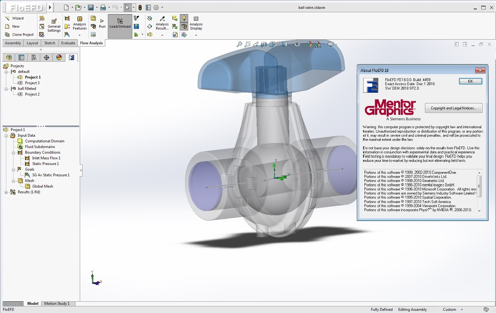 Working with Mentor Graphics FloEFD 18.0.0 v4459 for solidworks full