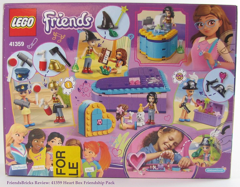 LEGO Friends Heart Box Friendship Pack 41359 Building Kit 199 Pieces 2019 