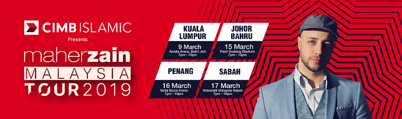 Konsert Maher Zain Malaysia Tour 2019