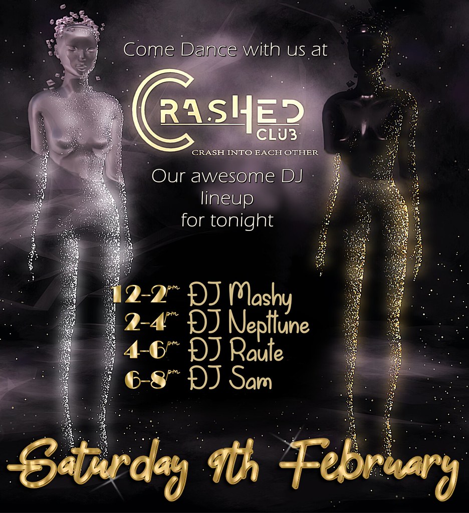 Saturday’s Event lineup at Crashed