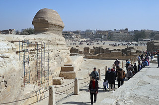 Giza - Sphinx back view