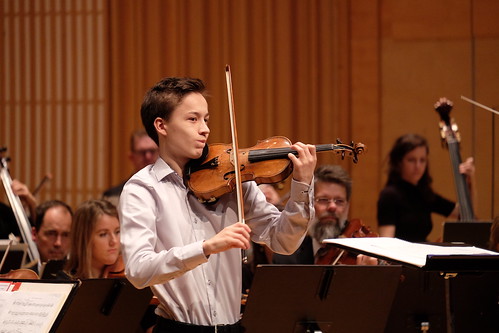 Johan Dalene spelade Barbers violinkonsert hösten 2018