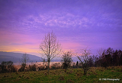 ballochcountrypark balloch scotland hills sky sunset clouds trees grass nature outdoors colour vivid art artwork
