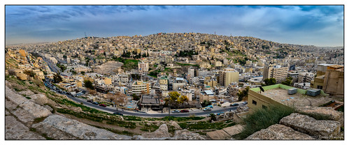 amman jordan philadelphia roman theatre citadel skyline jabel panorama jabelaltaj wadialsrour jabelaljofah