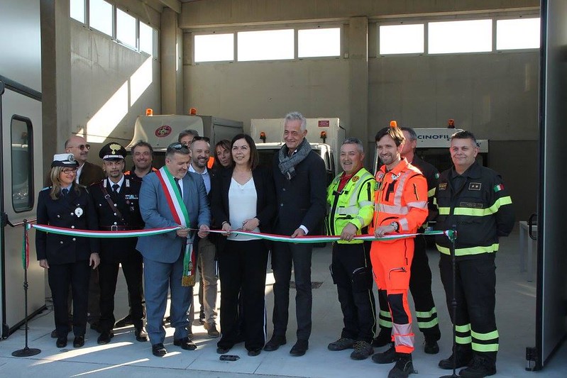 San Felice: il nuovo capannone di Protezione civile