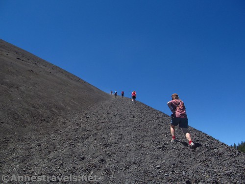 It takes a pretty good prize to climb as trail as difficult as the Cinder Cone in Lassen Volcanic National Park, California