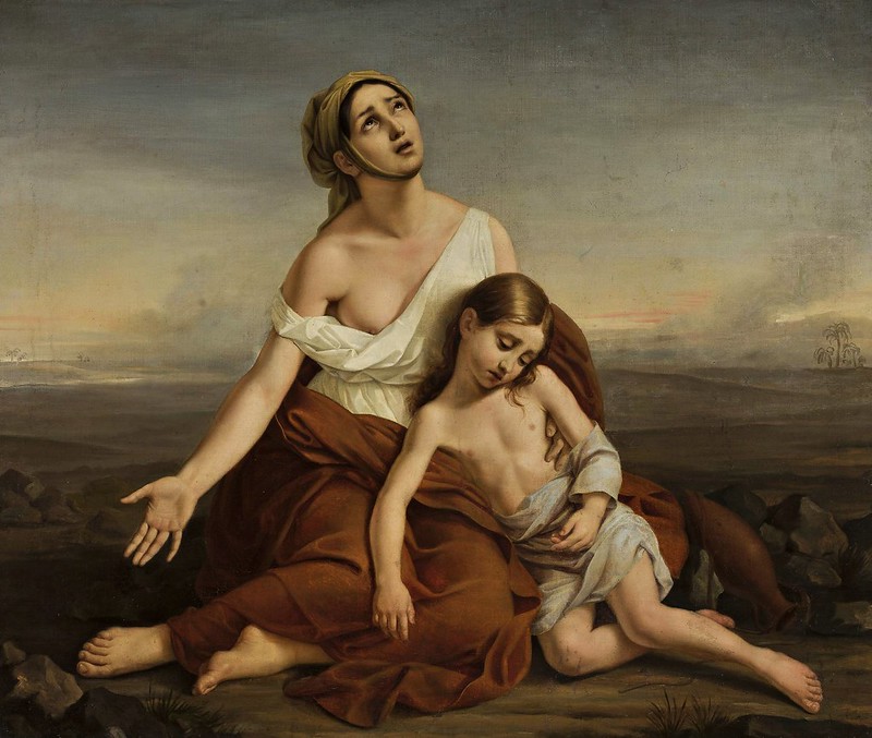 Vincenzo Camuccini (1771-1844) - Hagar na pustyni (1817)