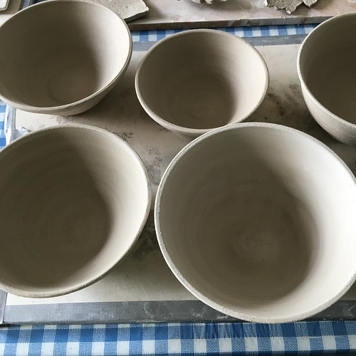 Raku ceramics in the making