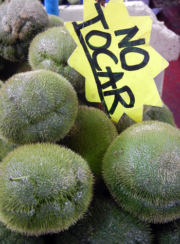 Chayote (a type of squash) for sale at the huge Merced Market in Mexico City
