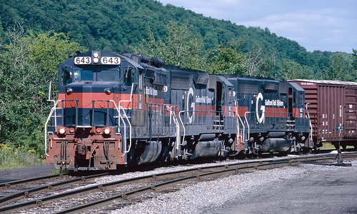 railroad train locomotive bm guilford sd26