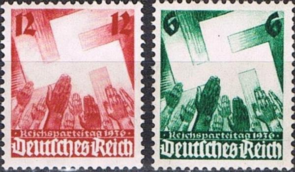 Známky Nemecká ríša 1936 8. kongres Norimberk