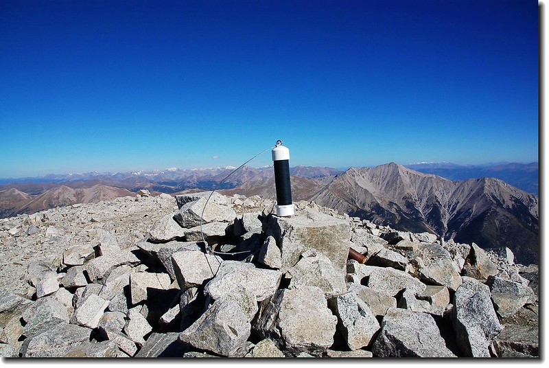 The summit of Mount Antero