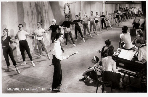 Leonide Massine rehearsing The Red Shoes (1948)
